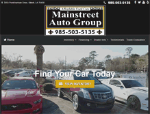 Tablet Screenshot of mainstreetnola.com